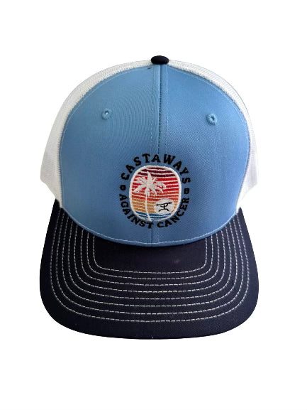 Trucker Hat - Blue/Navy Blue/White