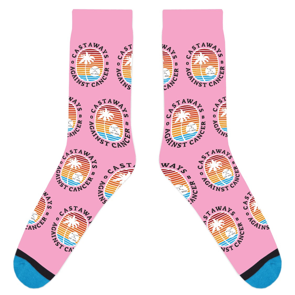 Castaways Dress Socks - Pink