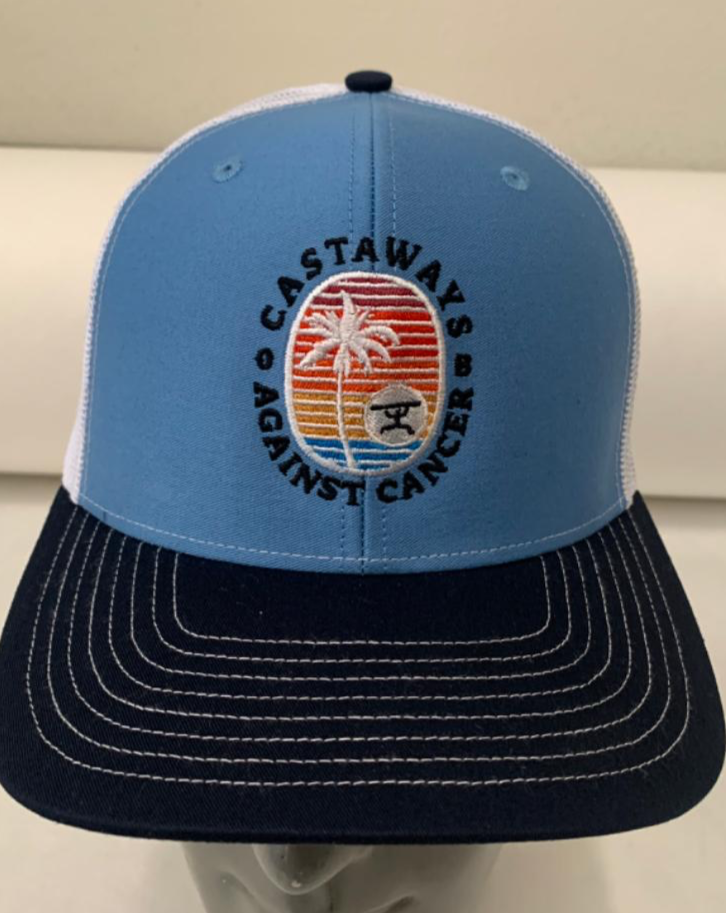 Trucker Hat - Blue/Navy Blue/White